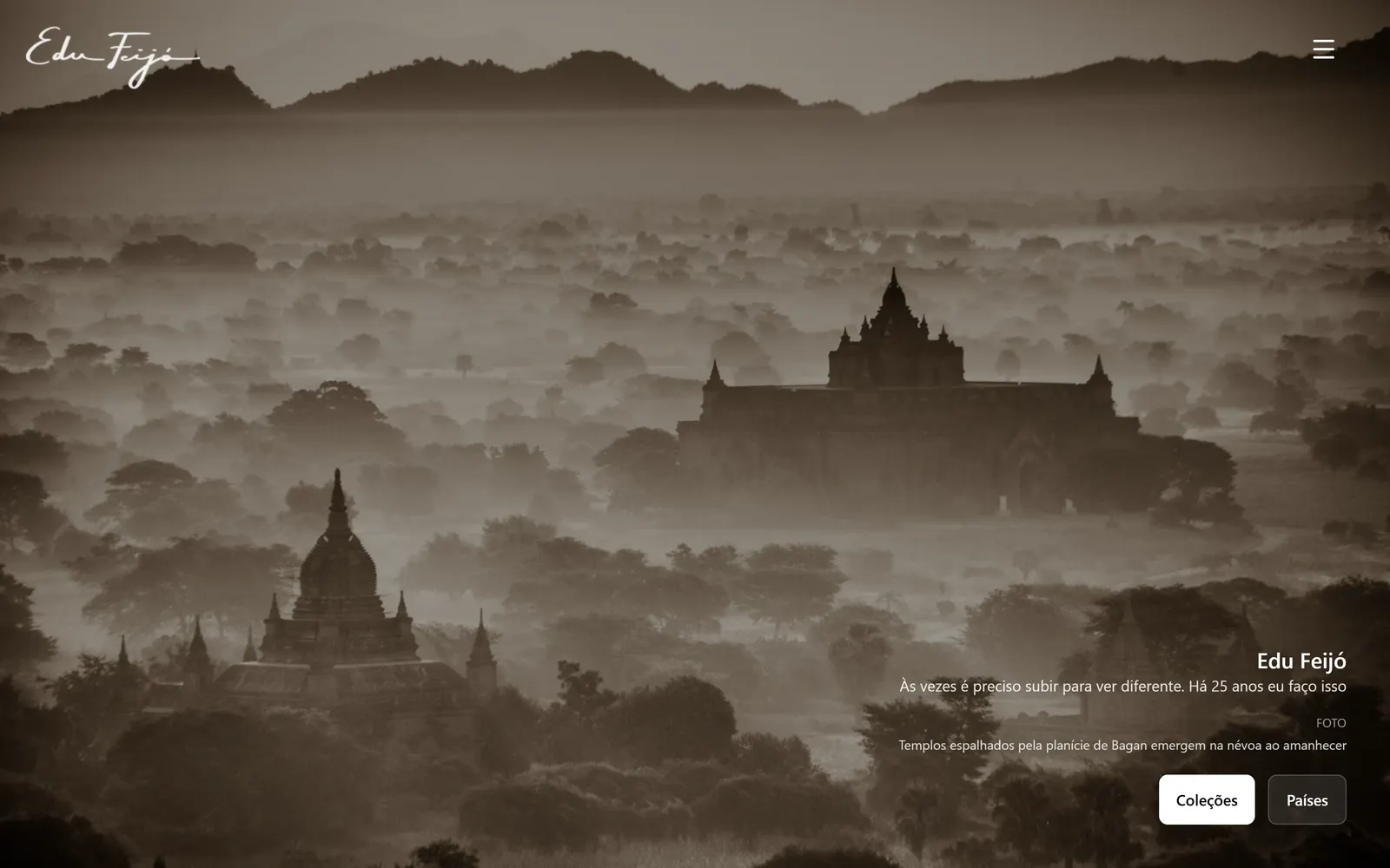 Página inicial clara
